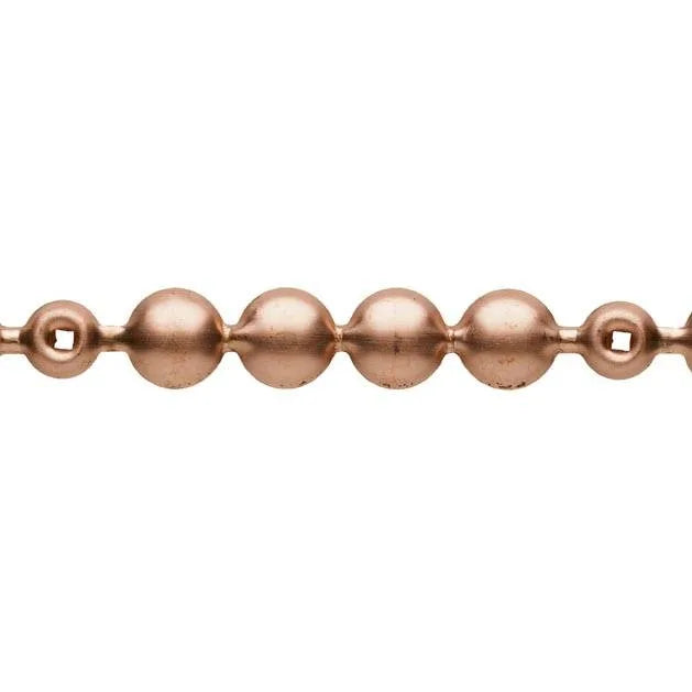 Copper Plated Traditional Low Domed Upholstery Nail Strip