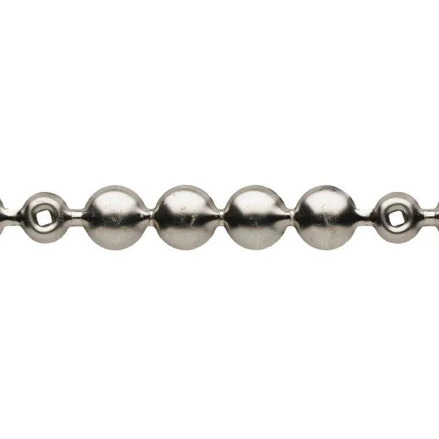 Nickel Traditional Low Domed Upholstery Nail Strip