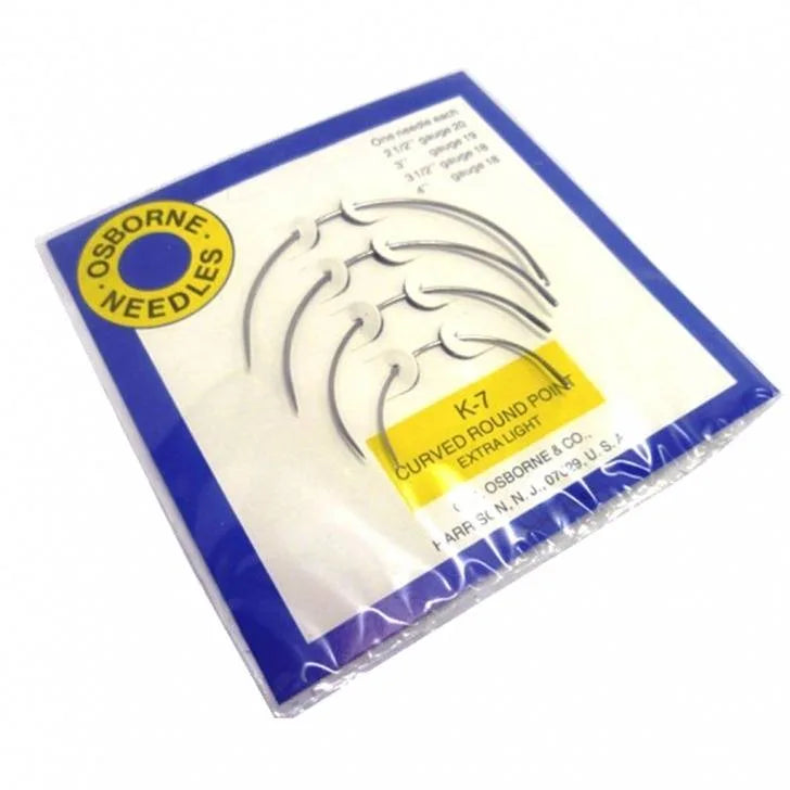 Extra Light Round Point Curved Needle Kit K7