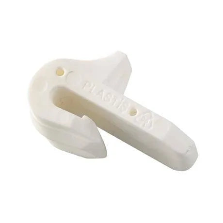 Plastic Staple Spring Clip White 32mm
