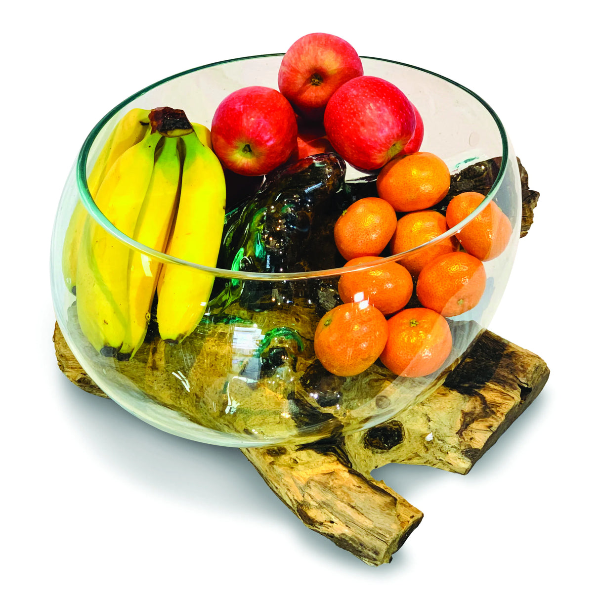 Root With Glass Fruit Bowl Large