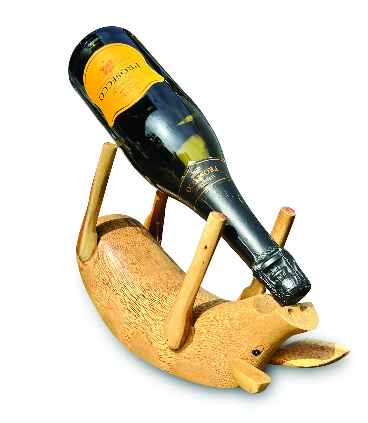 DRUNKEN PIG BOTTLE HOLDER NATURAL COLOUR