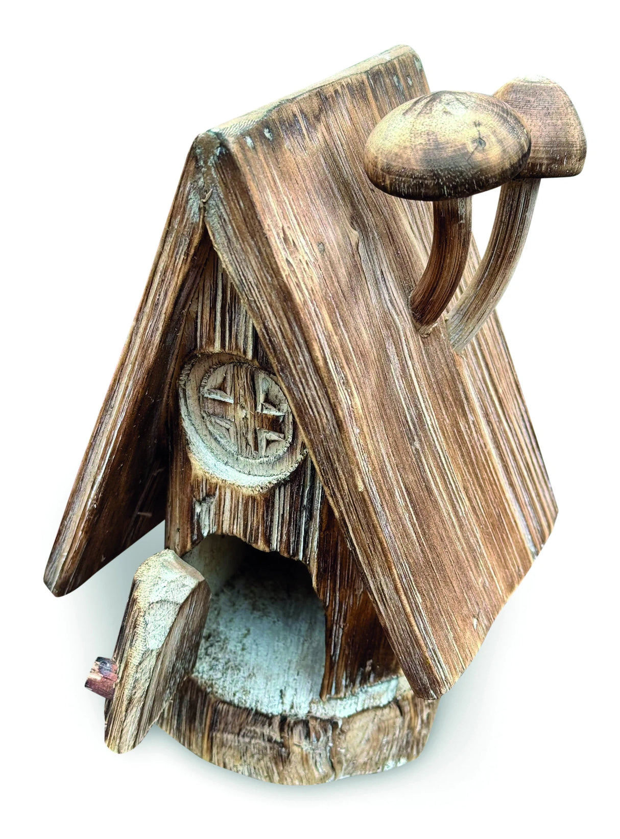 Enchanted Fairy Mushroom Log Cabin