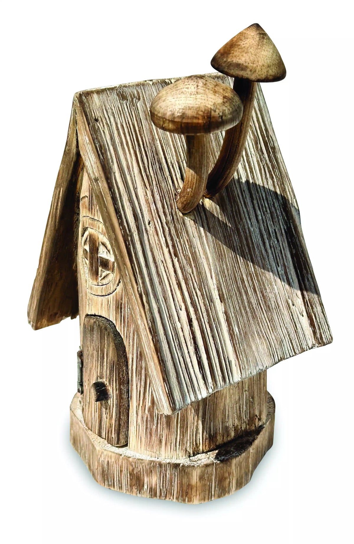 Enchanted Fairy Mushroom Log Cabin