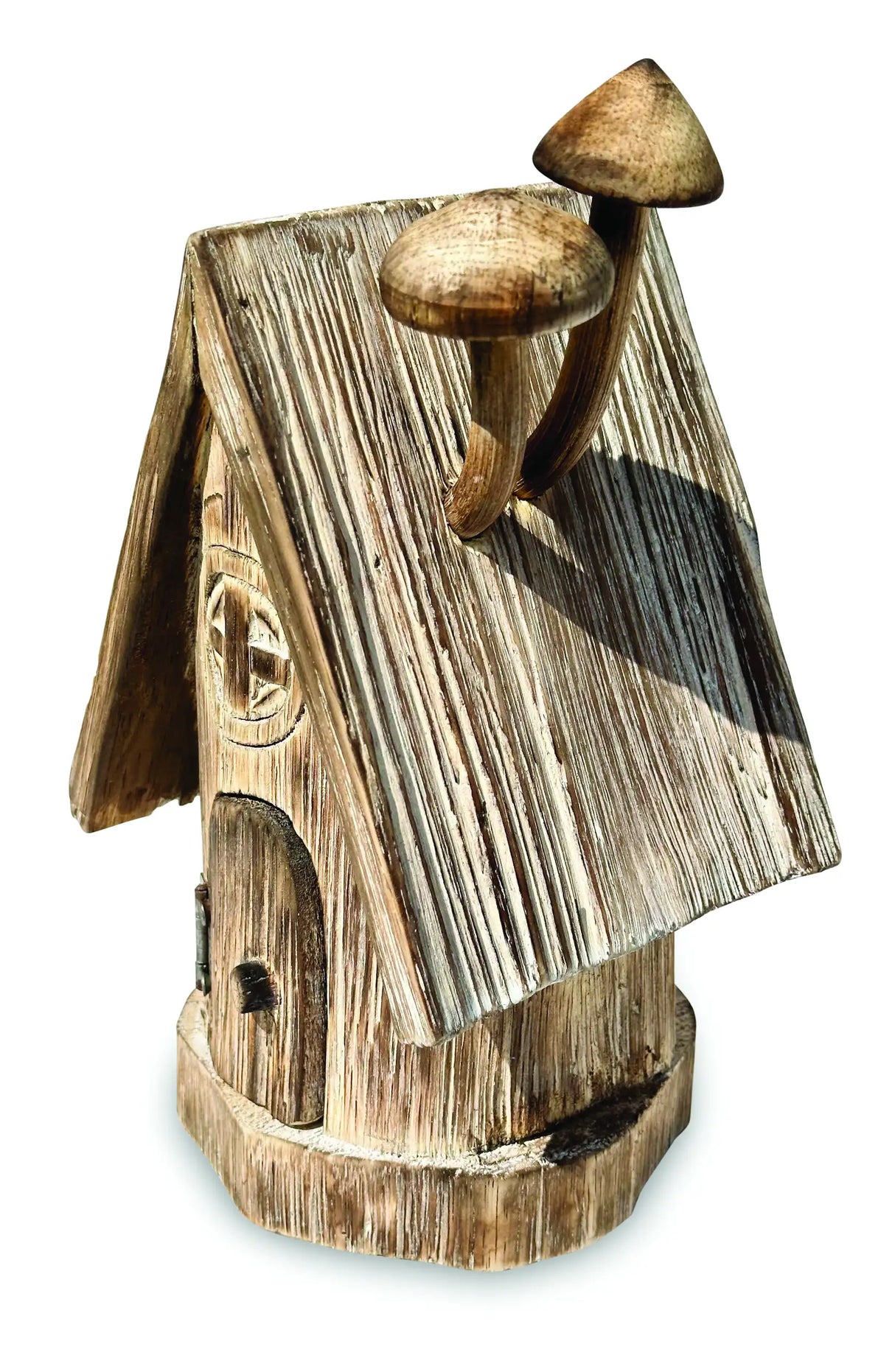 ENCHANTED FAIRY MUSHROOM LOG CABIN