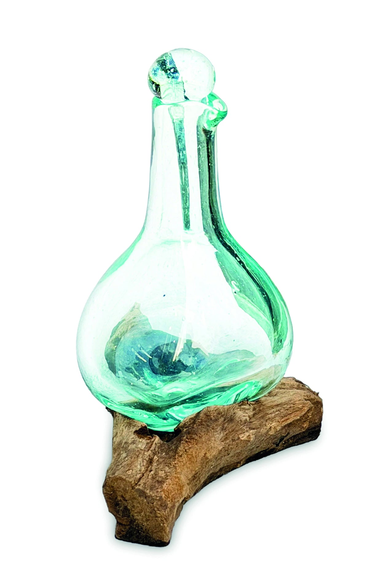 Root Molten Glass Baby Decanter/Oil & Vinegar Bottle