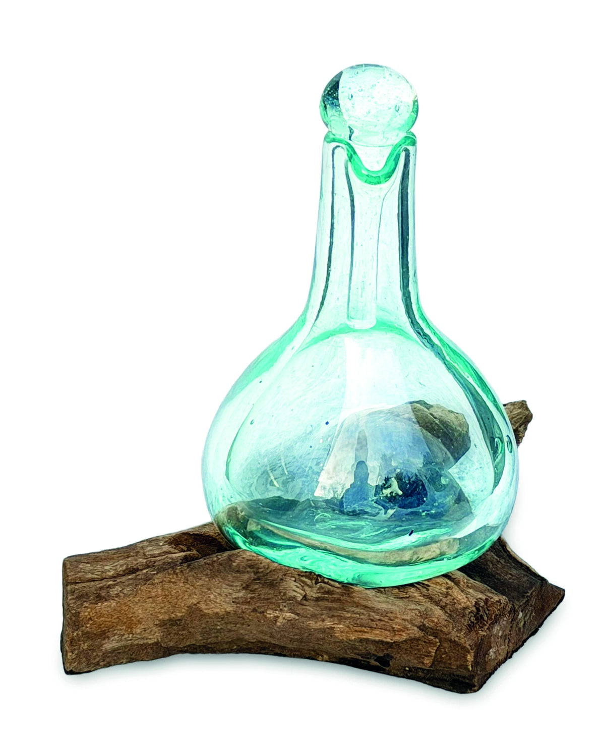 Root Molten Glass Baby Decanter/Oil & Vinegar Bottle