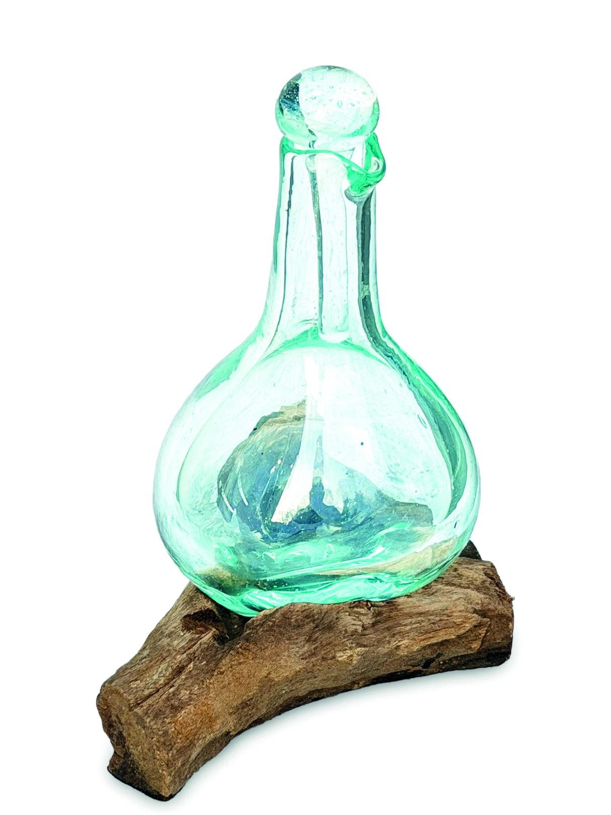 Root Molten Glass Baby Decanter/Oil & Vinegar Bottle
