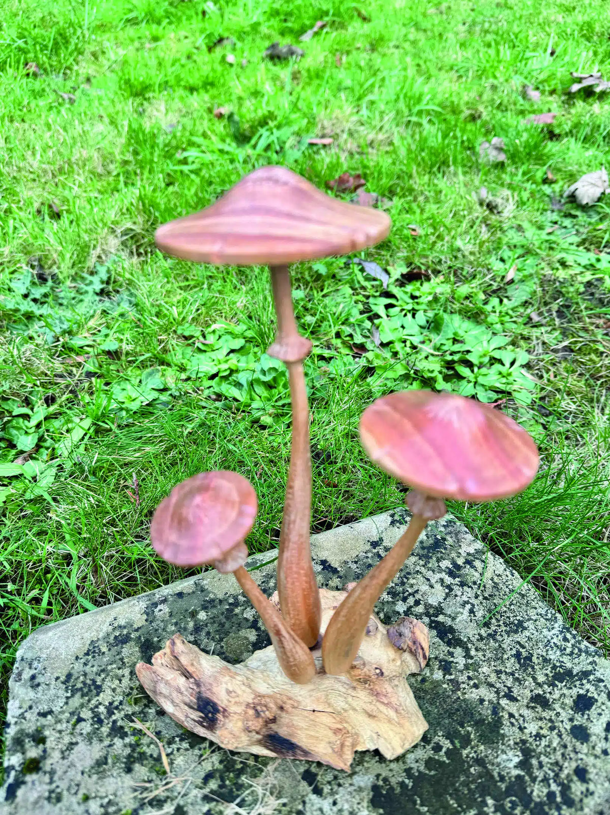 Honeycap Mushroom Sculpture 20cm