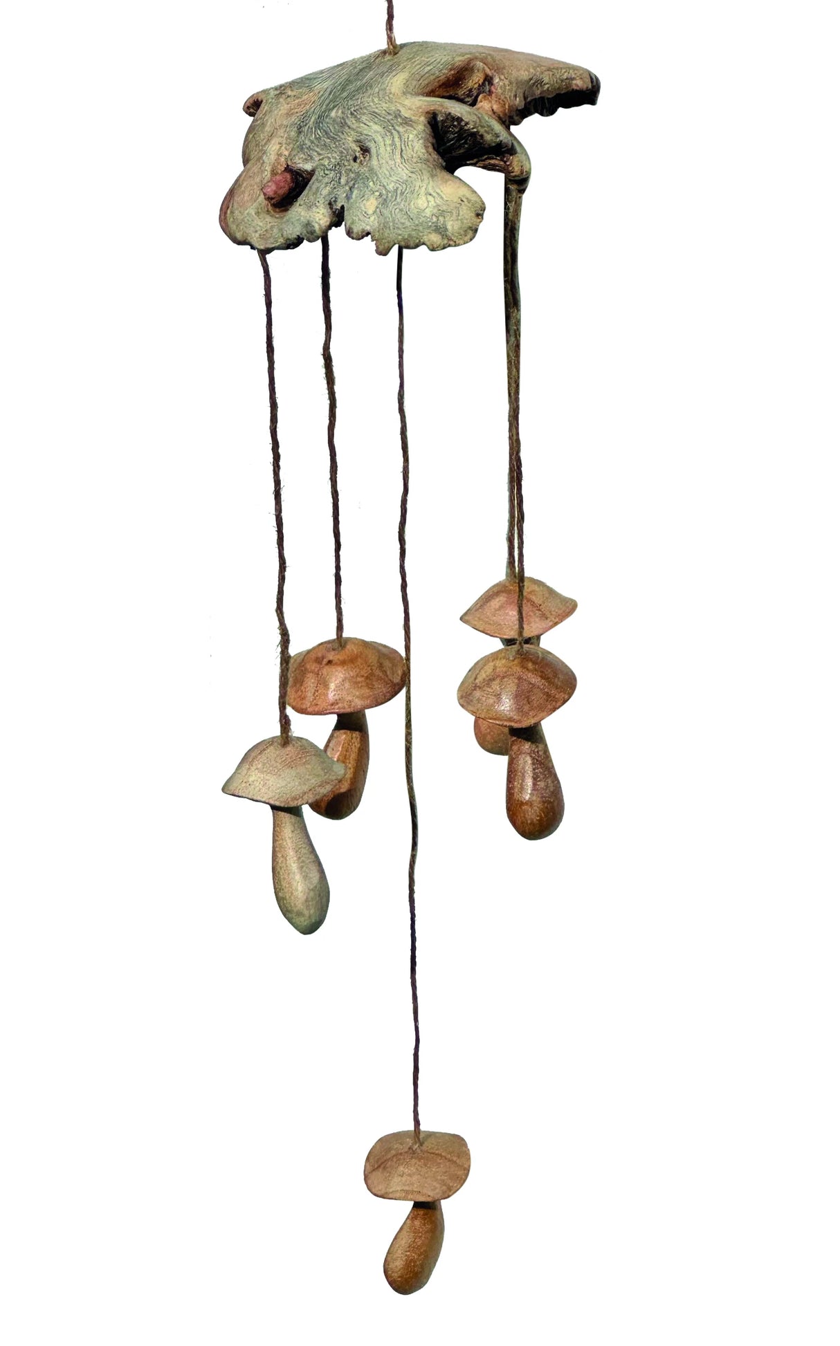 Wild Mushroom Sculpture Silent Wind Chime