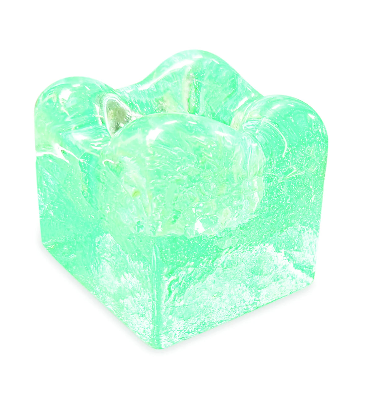 ICE CUBE TEA LIGHT HOLDER 8x8cm