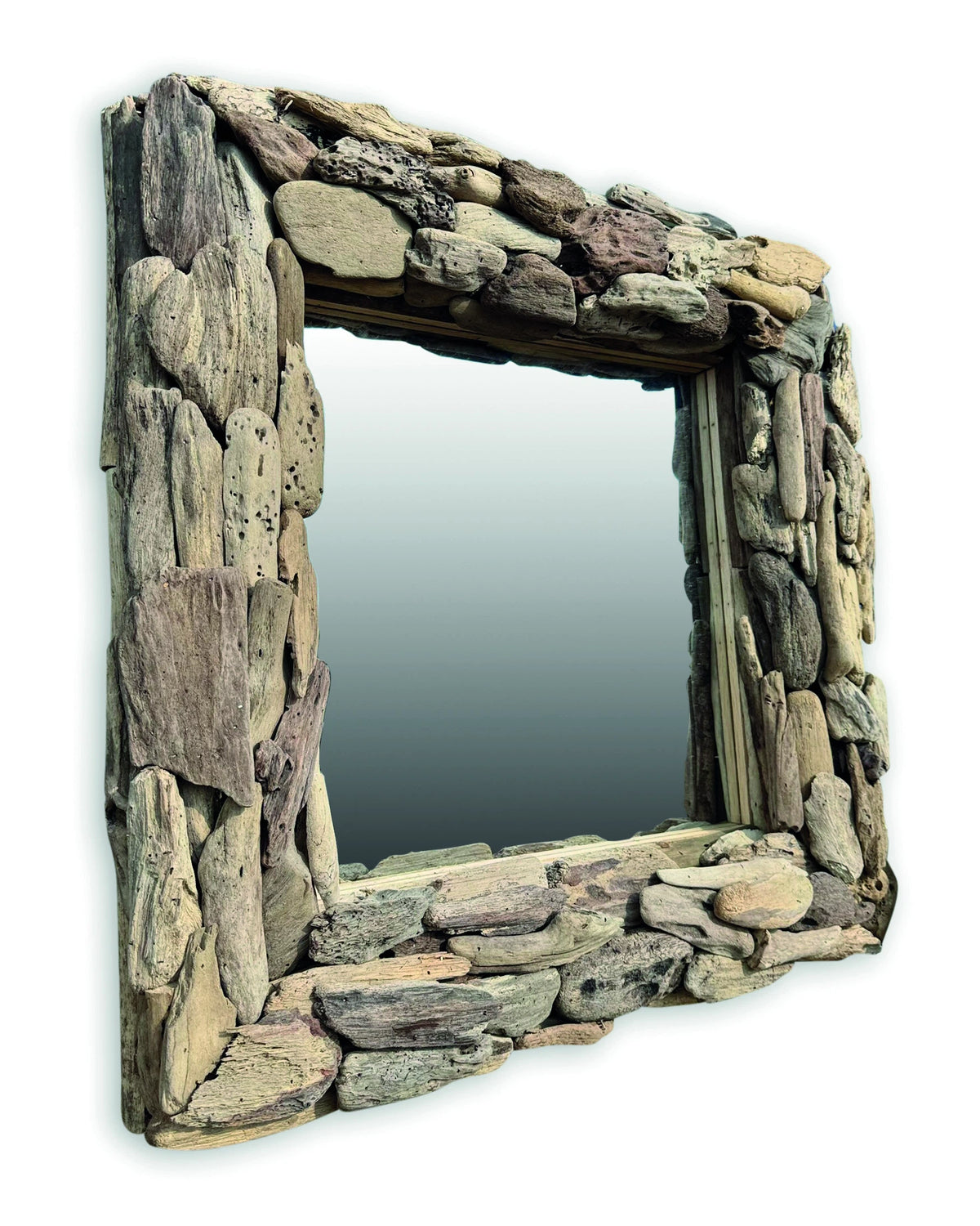 Beachcomber Square Mirror 60cm