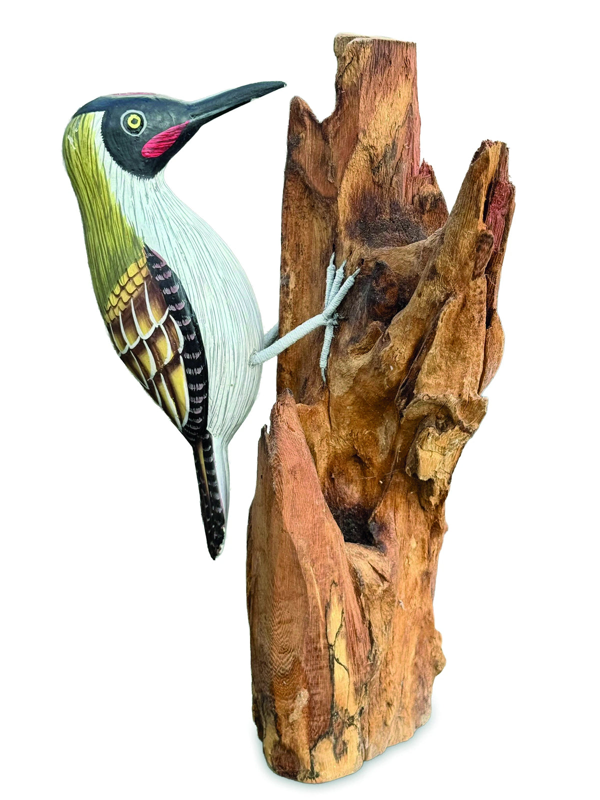 Green Woodpecker On Tree 25cm