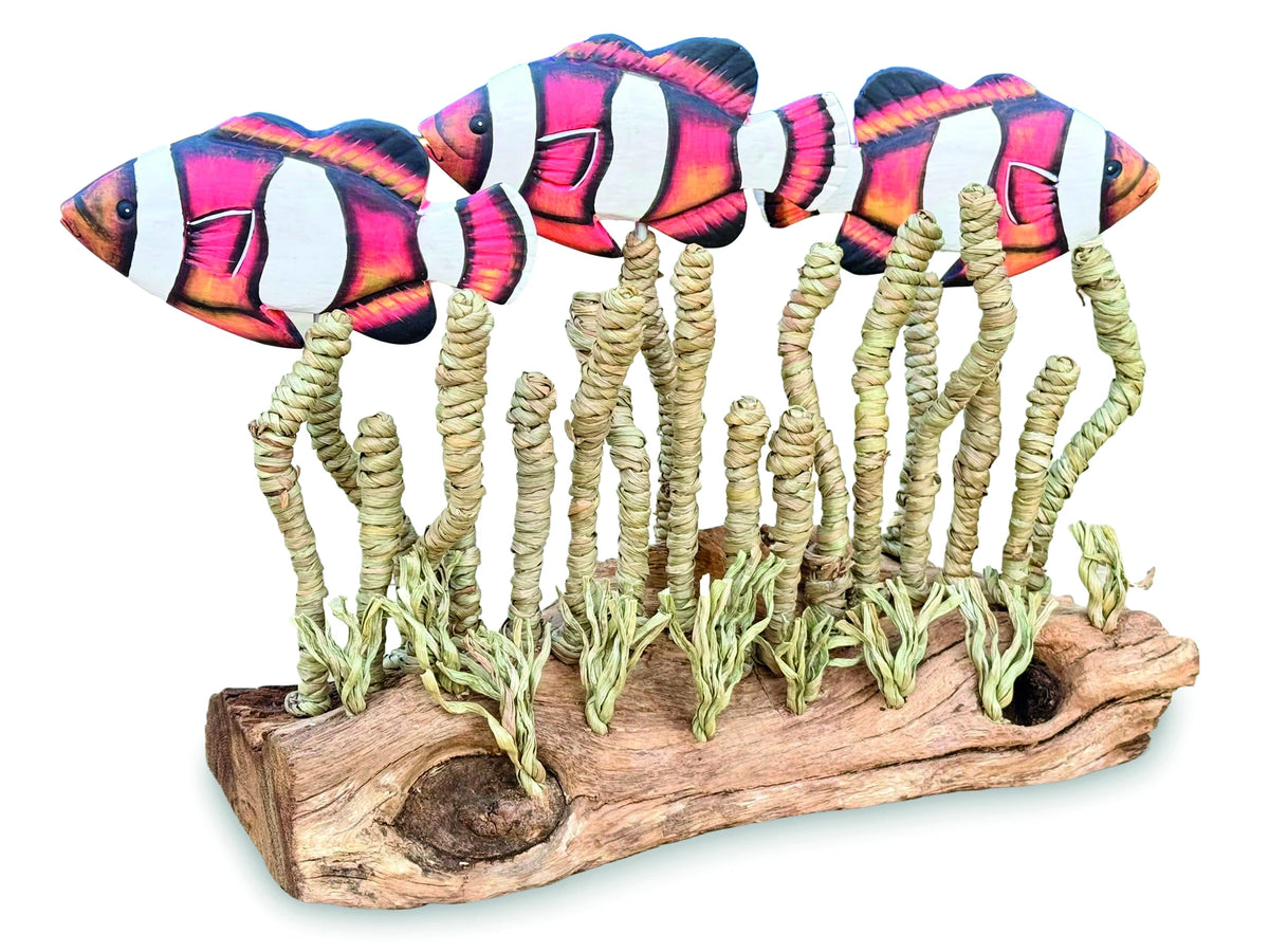 Clownfish Shoal In Seagrass