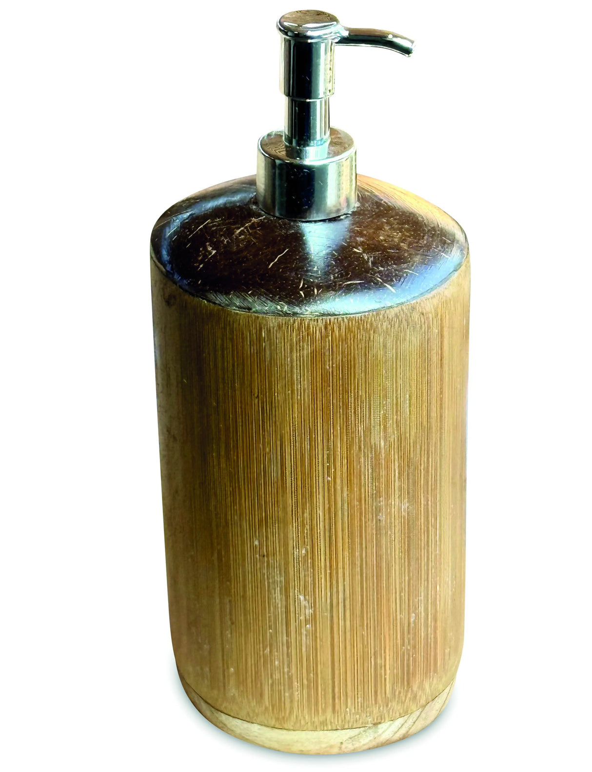 BAMBOO LOTION/SOAP DISPENSER TALL