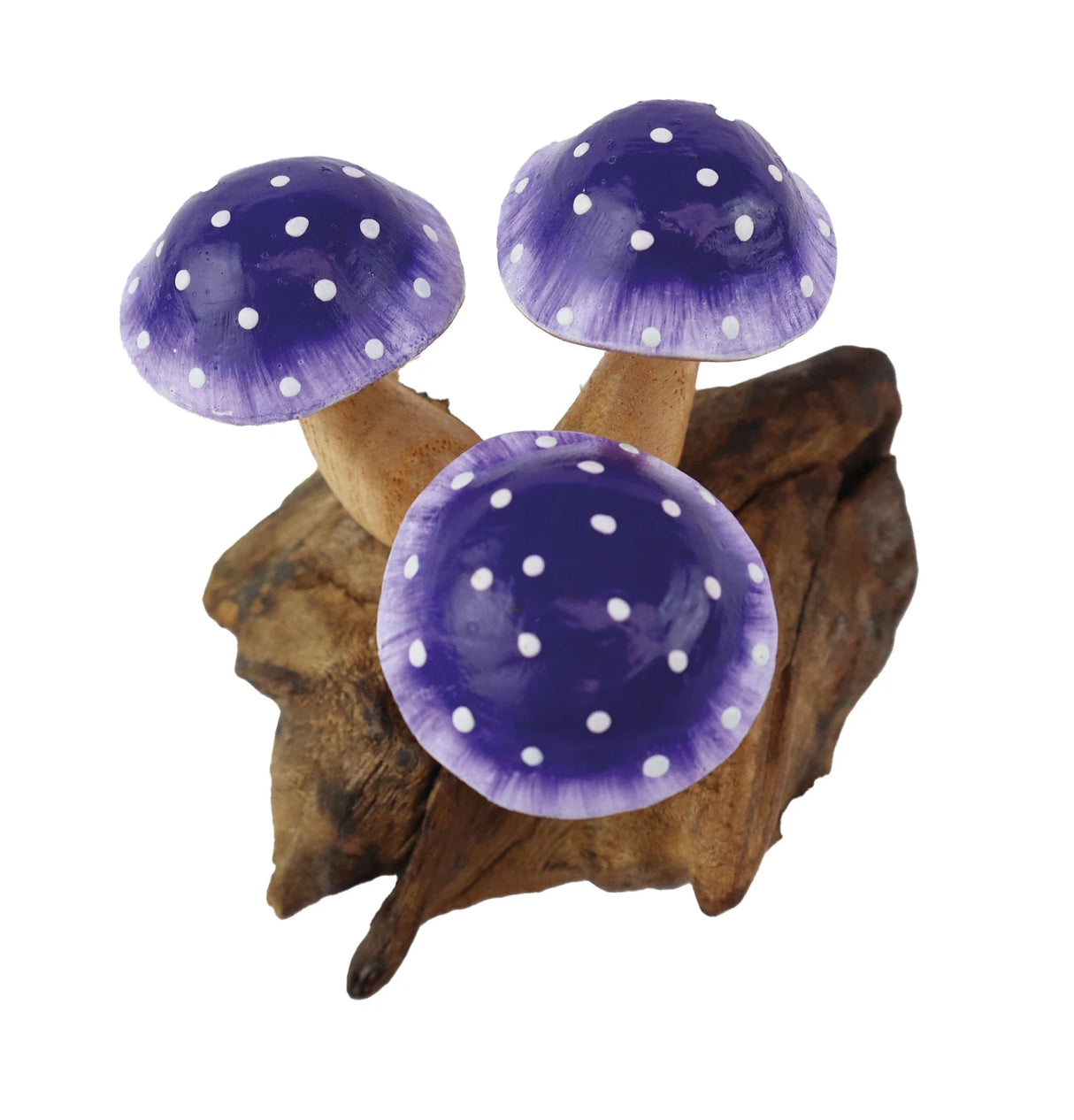 TRIPLE SHROOMY INDIGO MINI SCULPTURE