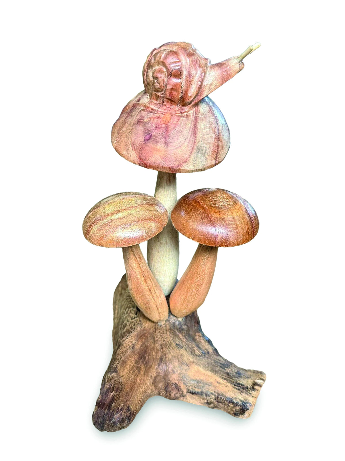 Snail On Mushroom 17cm