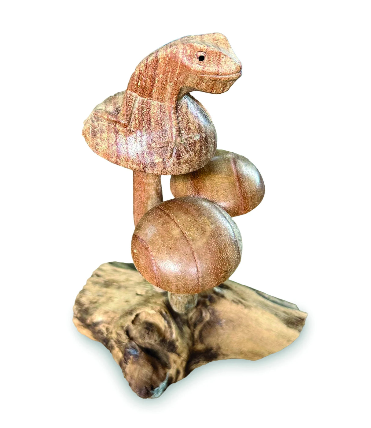 FROG ON MUSHROOM 17 CM