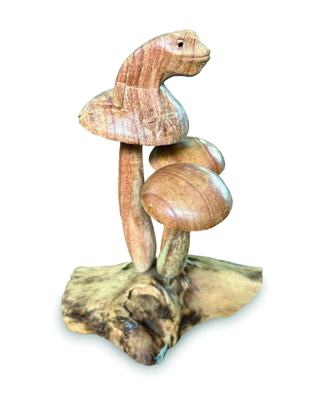 FROG ON MUSHROOM 17 CM