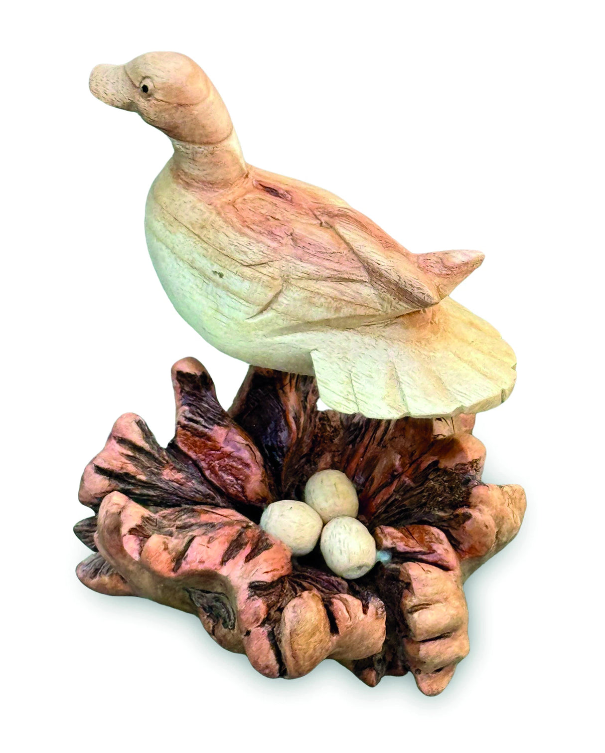 Nesting Duck With Eggs 11cm