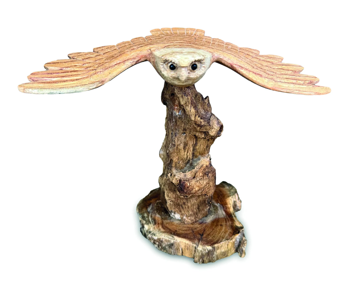 SWOOPING MINI OWL 18 CM