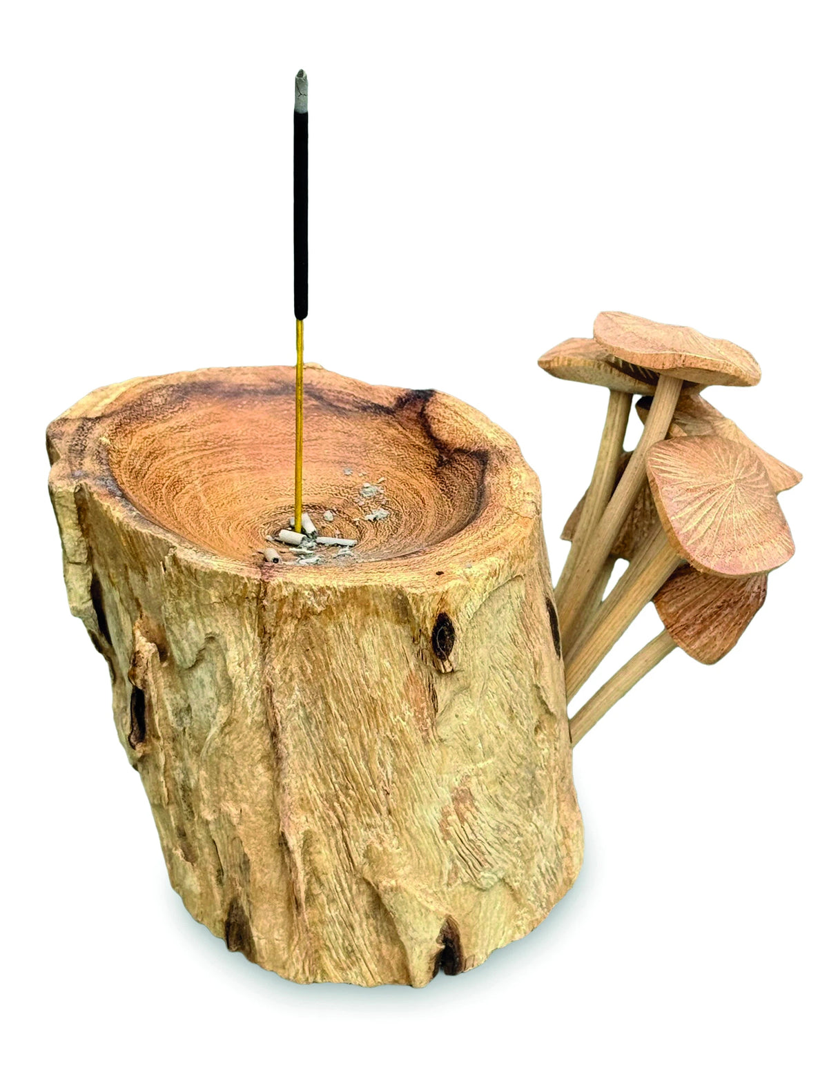 Incense Holder With Mushrooms 18cm