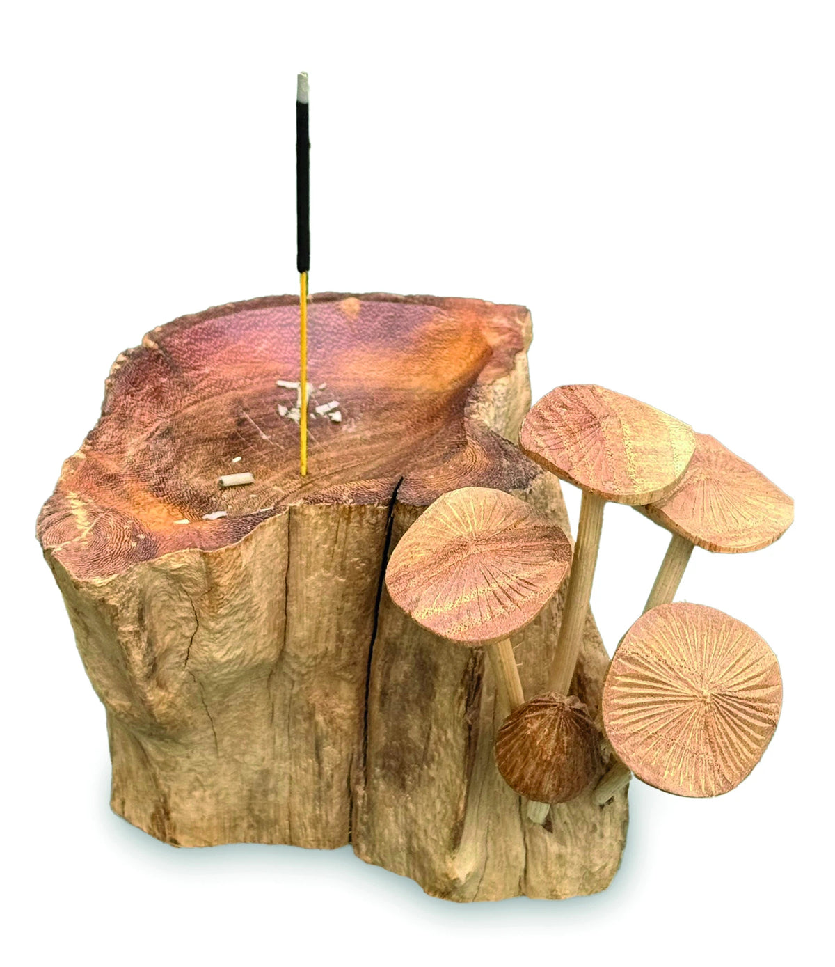 Incense Holder With Mushrooms 18cm