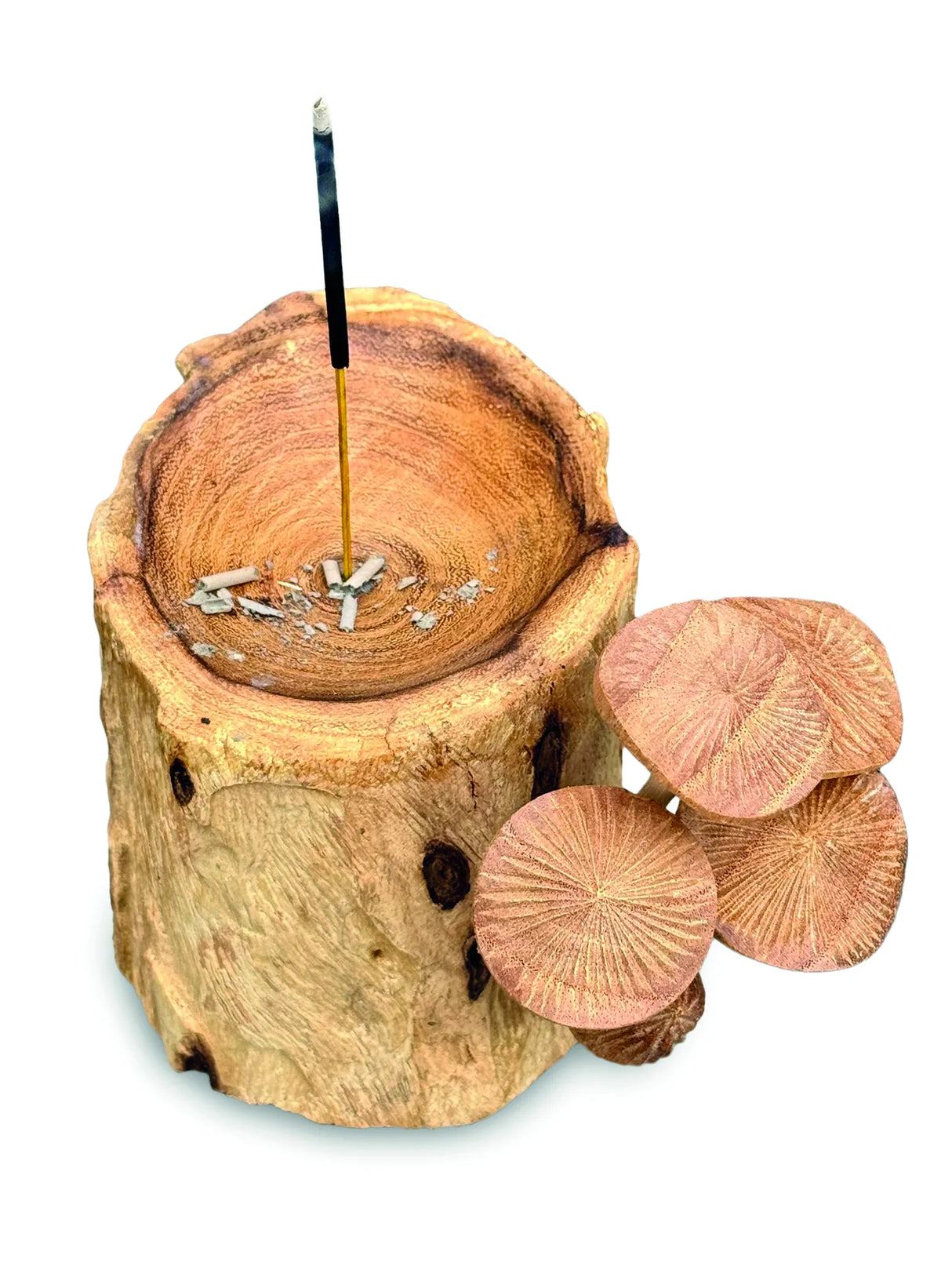 INCENSE HOLDER WITH MUSHROOM 18 CM