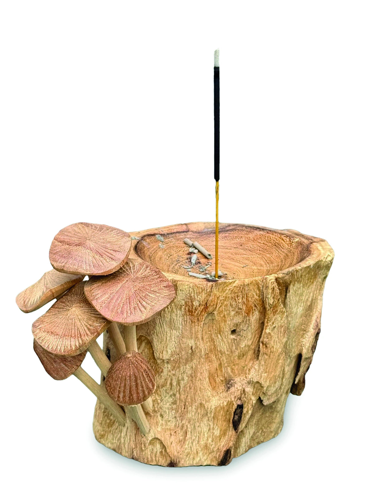 Incense Holder With Mushrooms 18cm