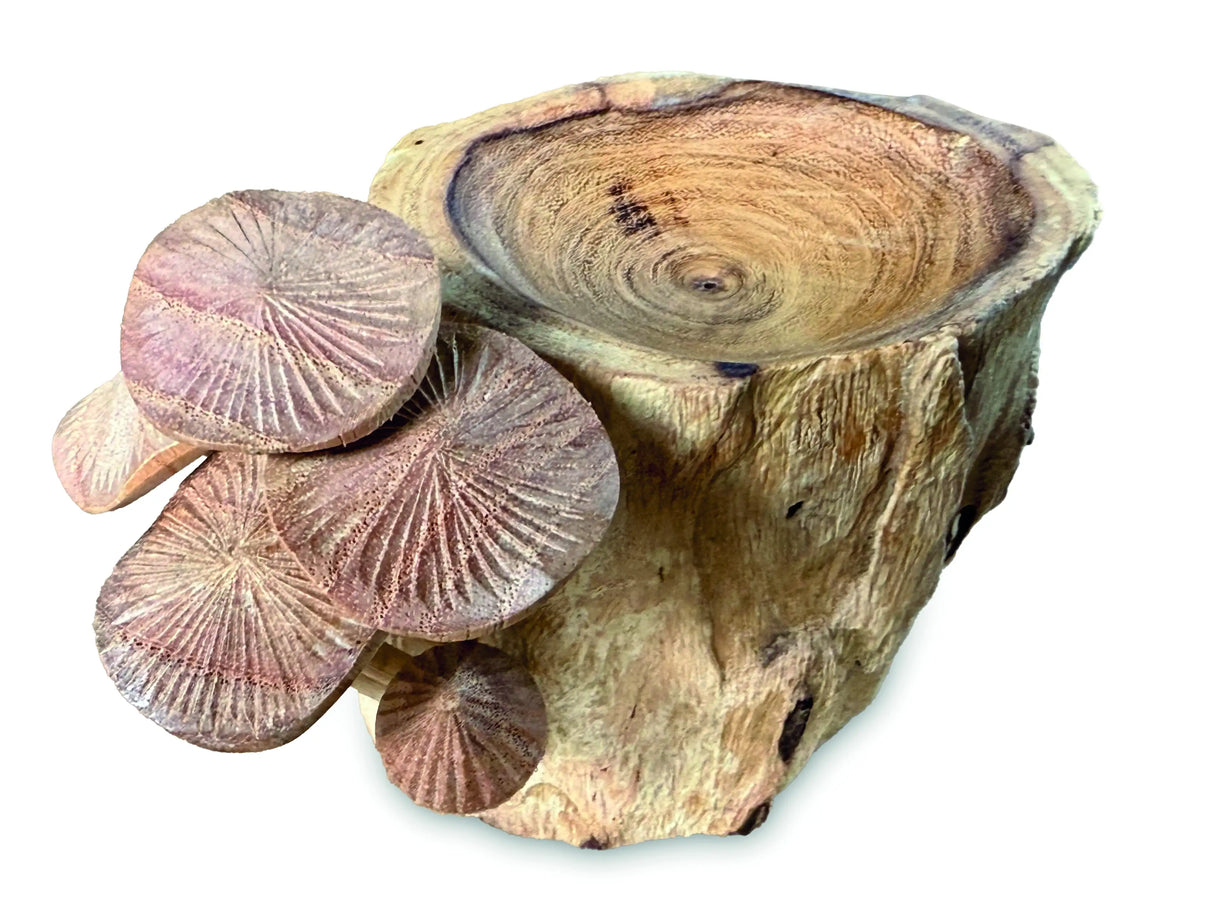 INCENSE HOLDER WITH MUSHROOM 18 CM