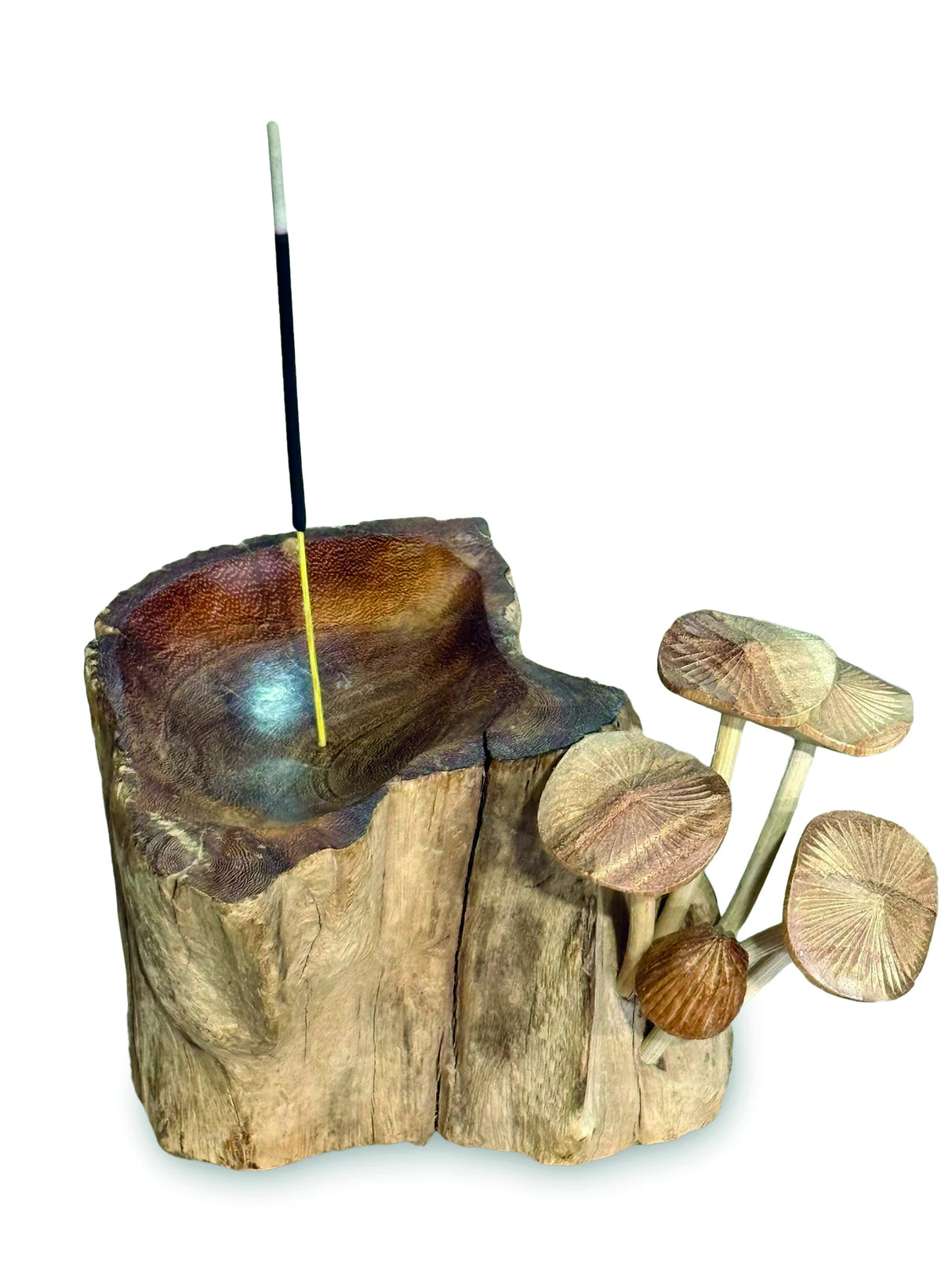 INCENSE HOLDER WITH MUSHROOM 18 CM