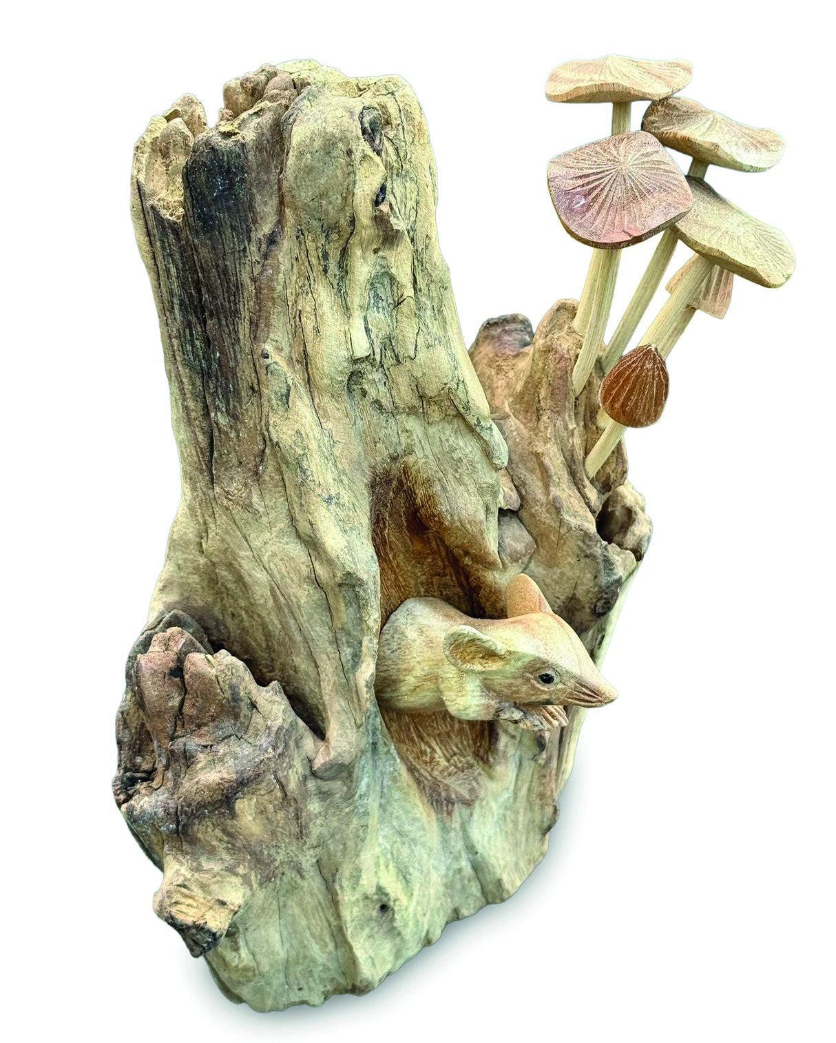 Mouse Hiding In The Mushrooms 27cm
