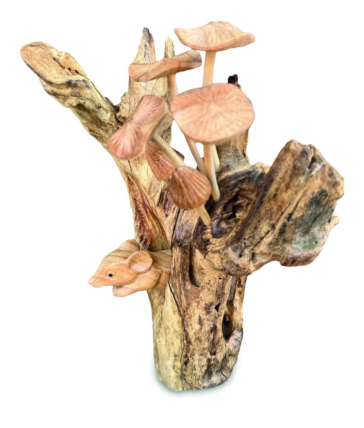 MOUSE HIDING IN THE MUSHROOMS 27 CM