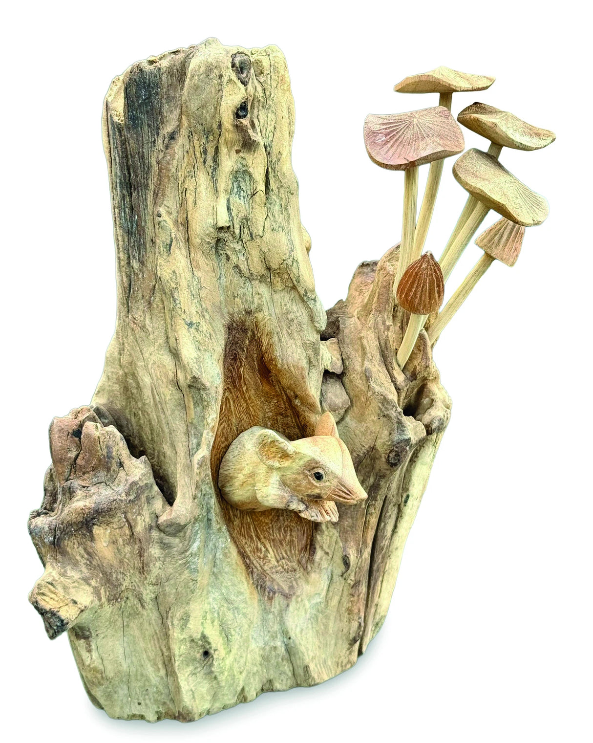 Mouse Hiding In The Mushrooms 27cm