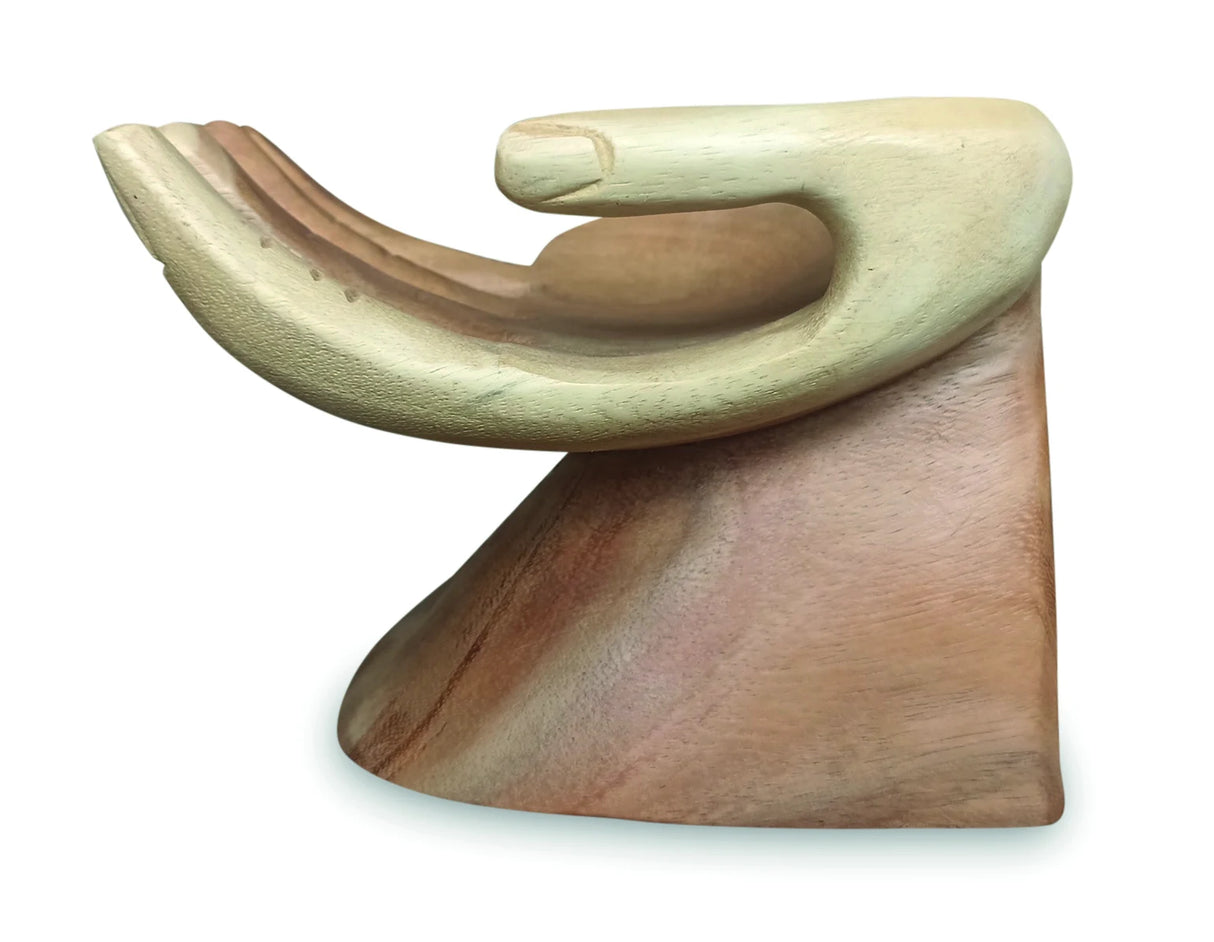 CHUNKY RAISED HAND BOWL 20 CM