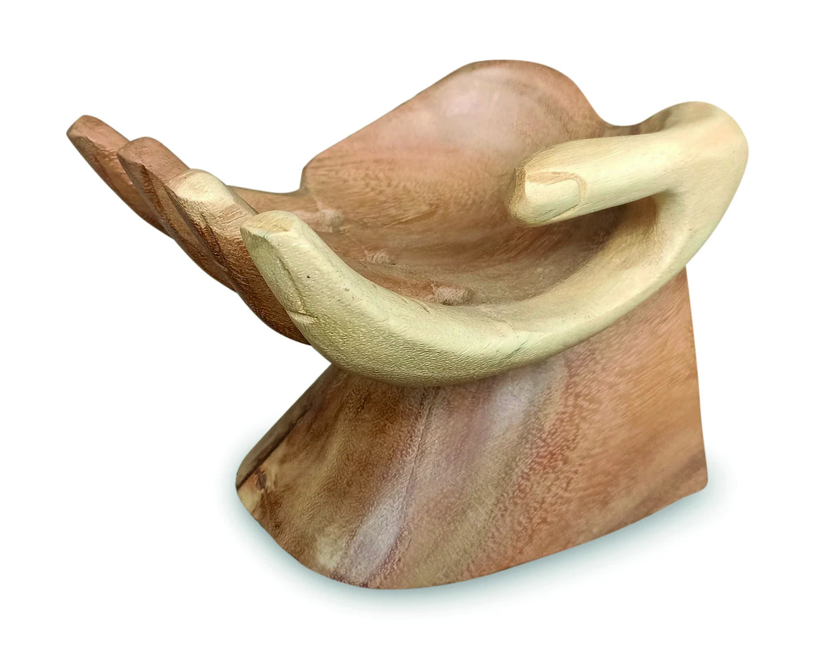 CHUNKY RAISED HAND BOWL 20 CM