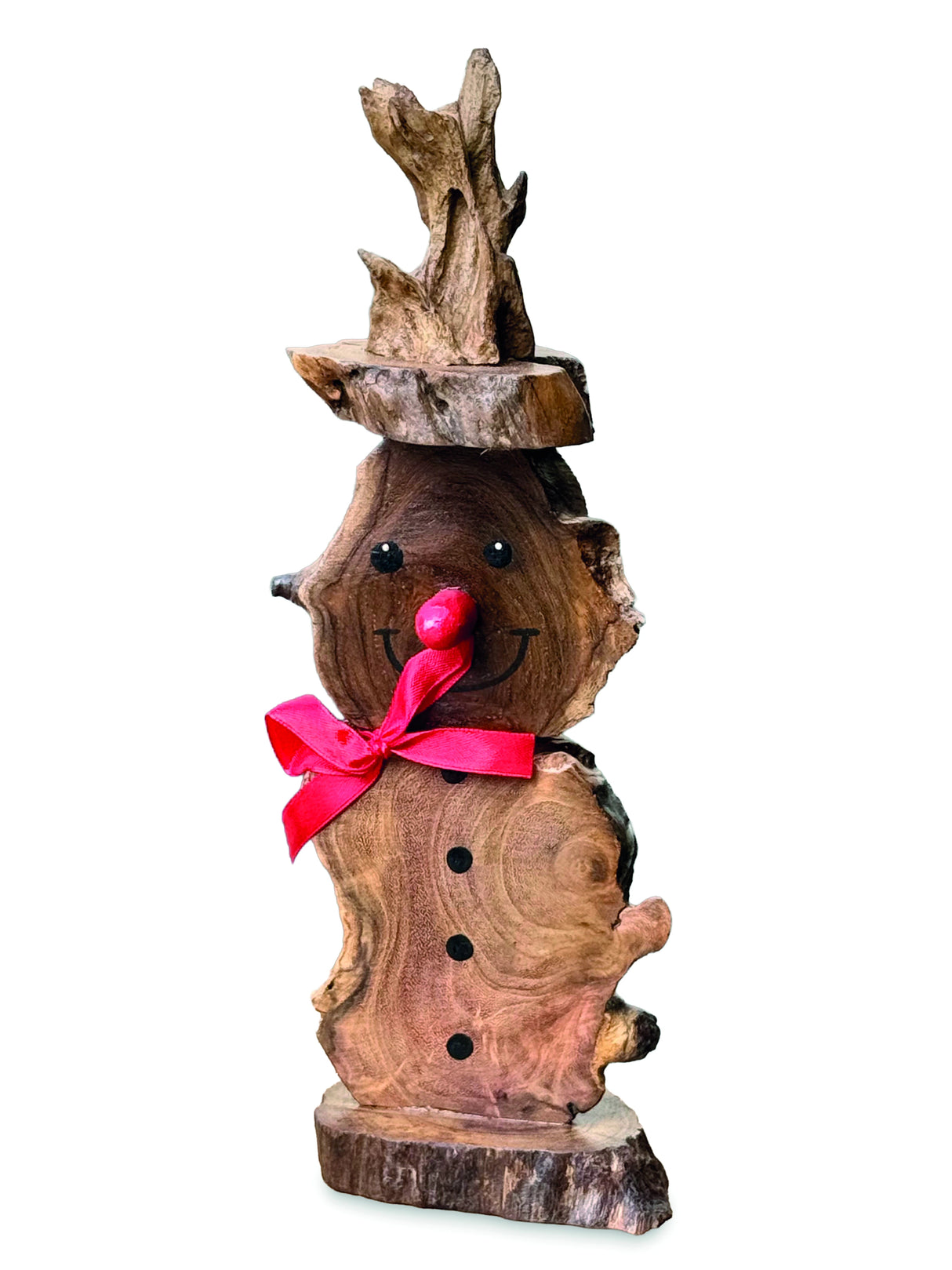 Mini Log Snowman 30cm