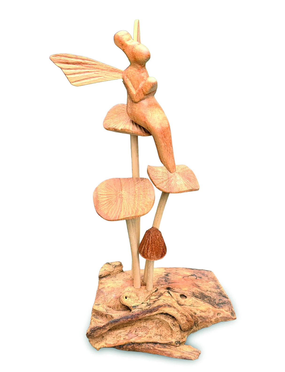 Tinkerbell Fairy On Mystical Mushrooms