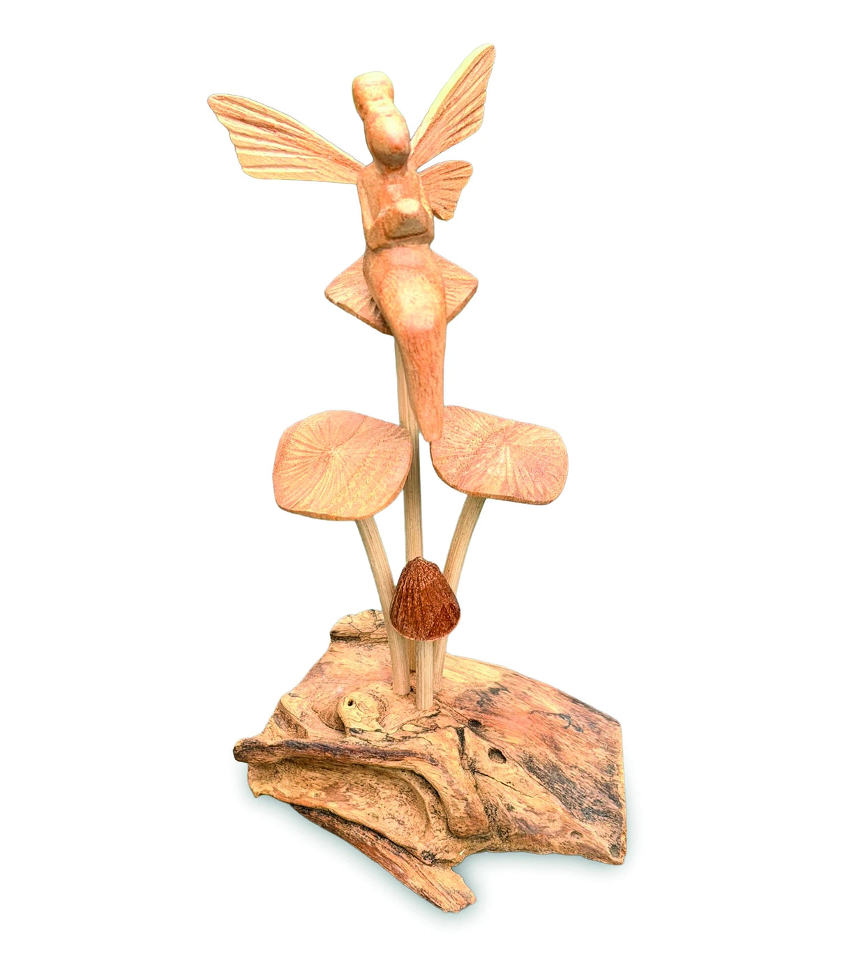 Tinkerbell Fairy On Mystical Mushrooms