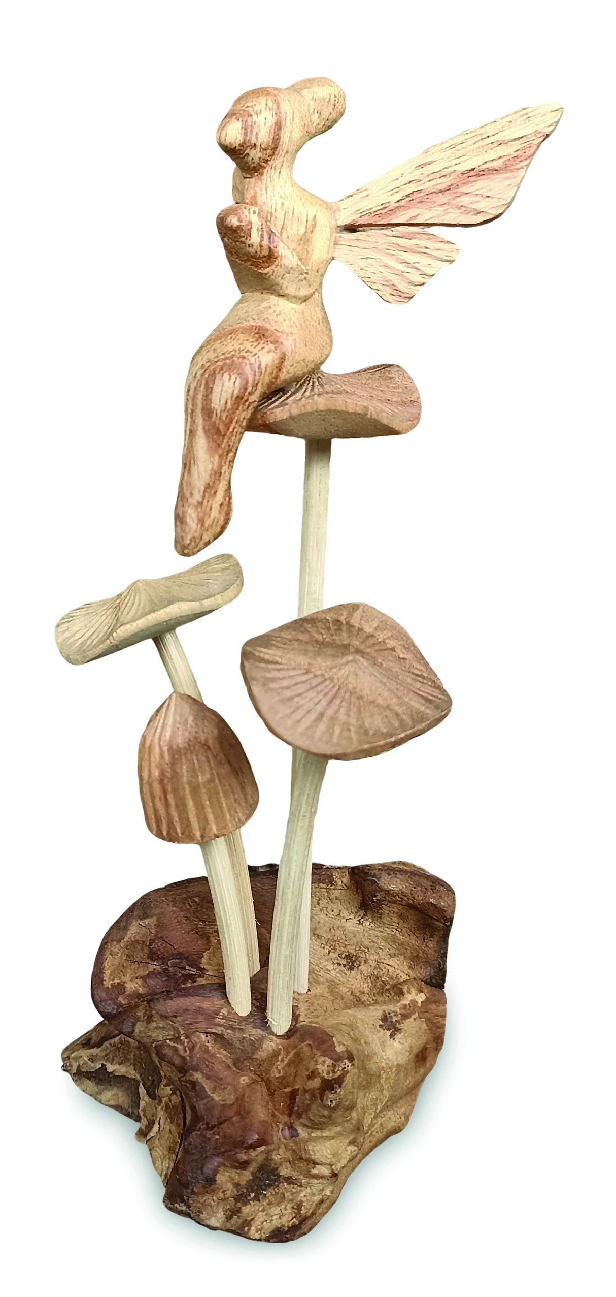 Tinkerbell Fairy On Mystical Mushrooms