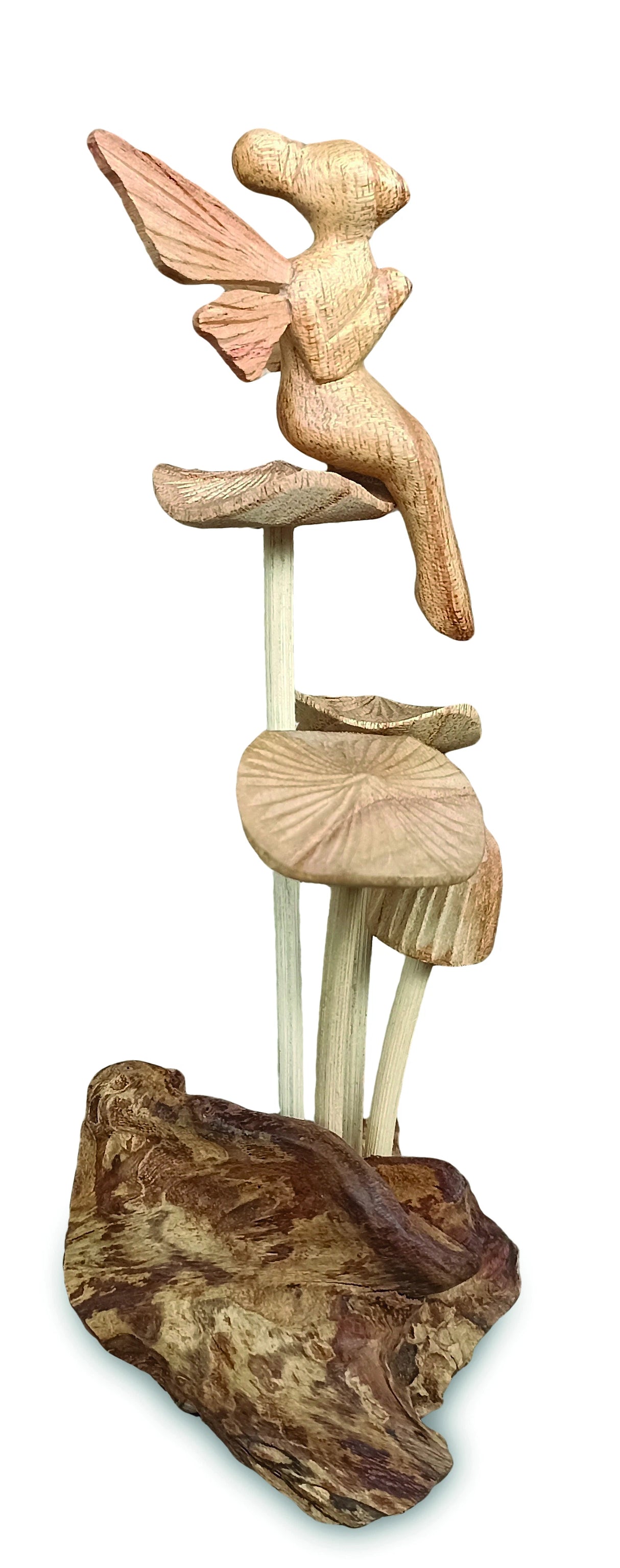 Tinkerbell Fairy On Mystical Mushrooms