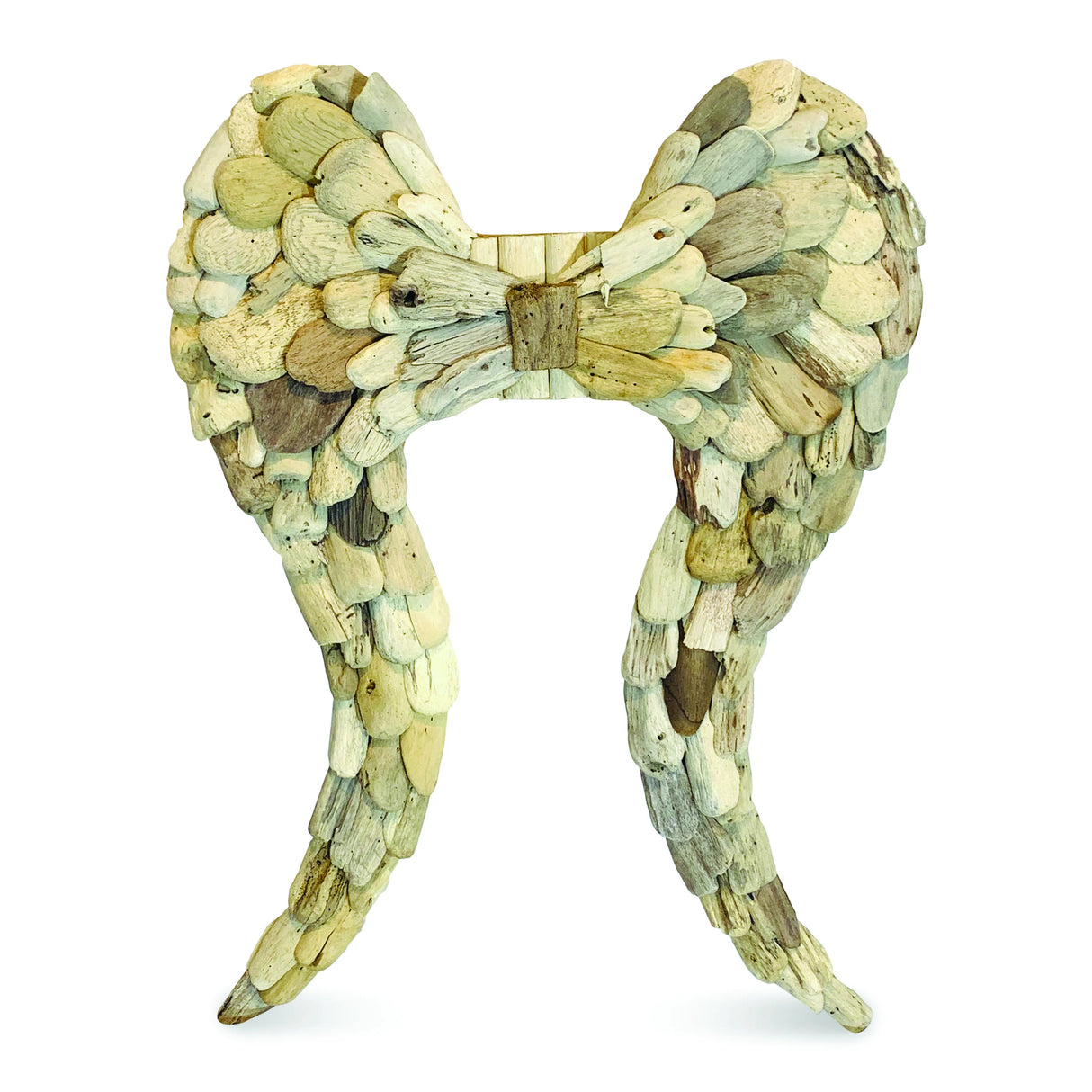 Driftwood Wall Angel Wings 60cm