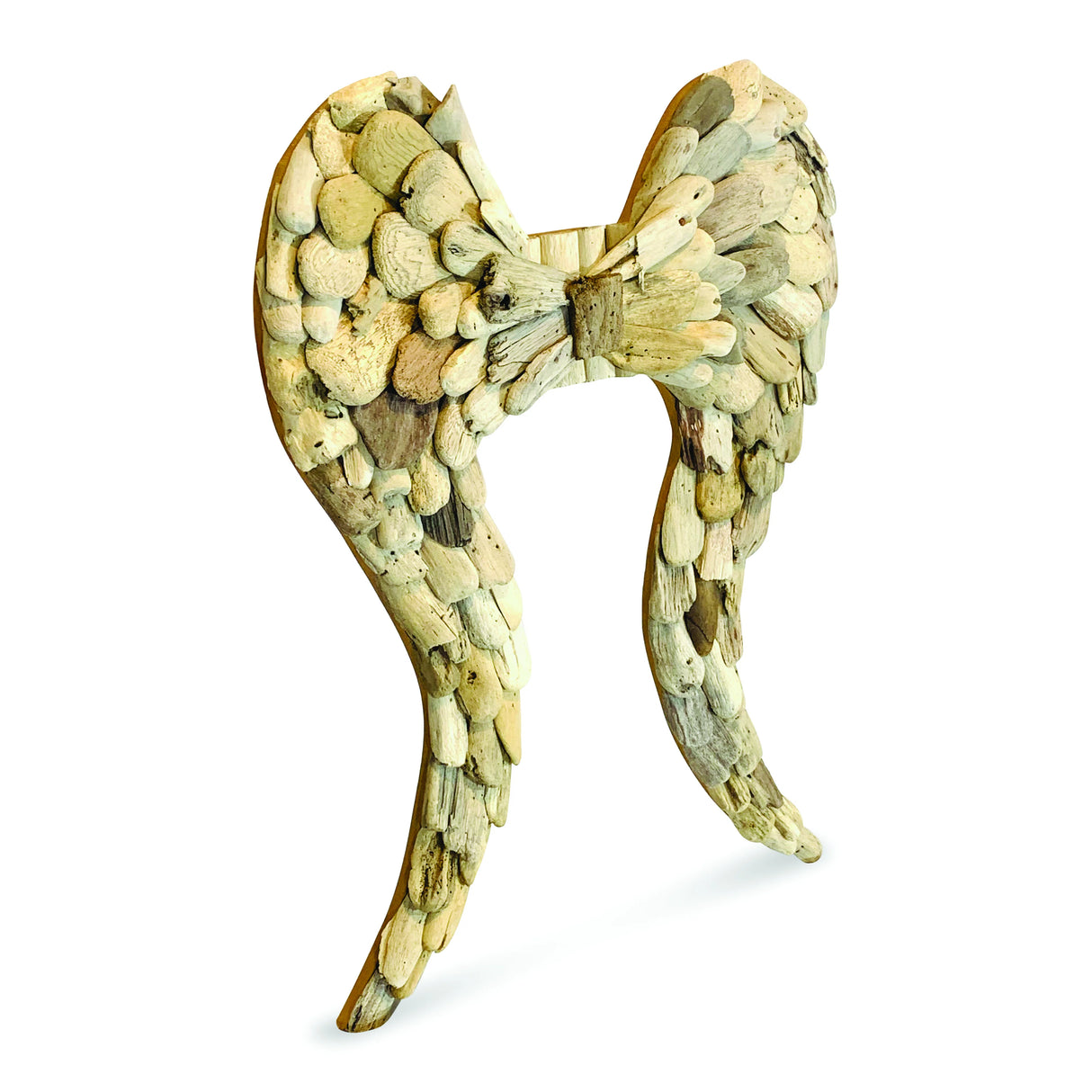 Driftwood Wall Angel Wings 60cm
