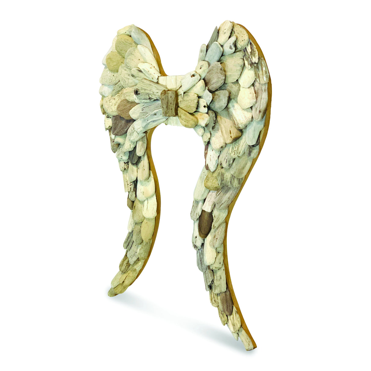 Driftwood Wall Angel Wings 60cm