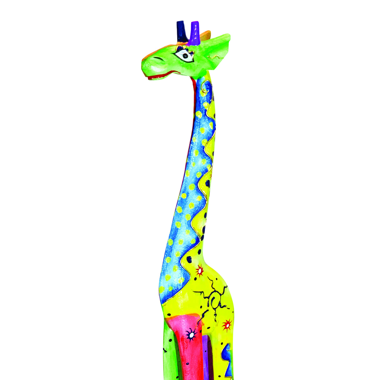 Bali Painted Giraffe 60cm