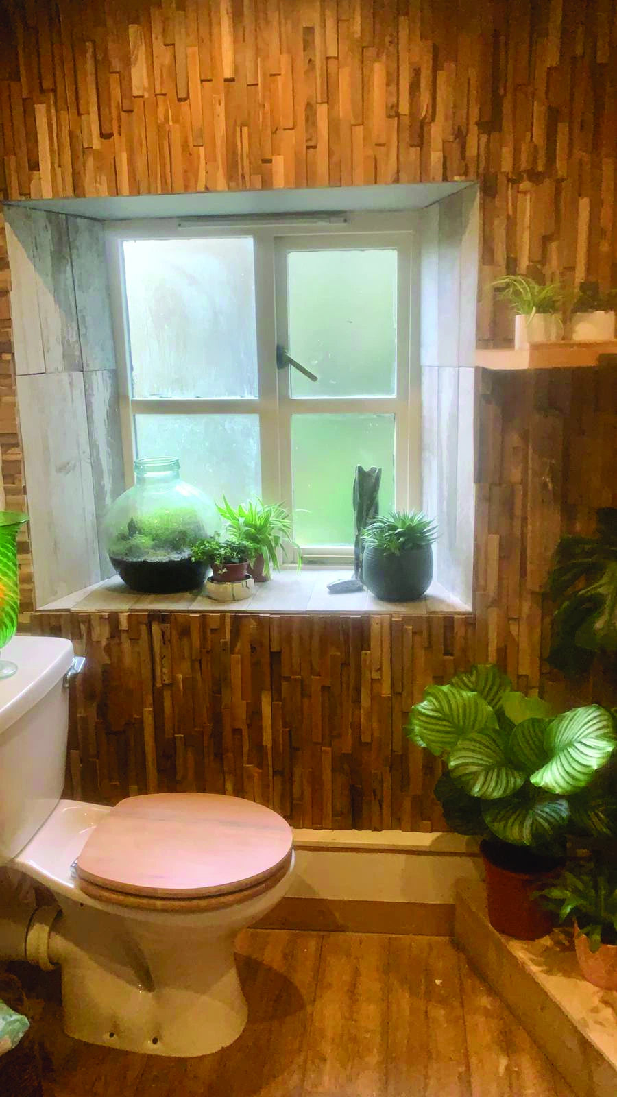 Teak Wall Cladding Panel Small