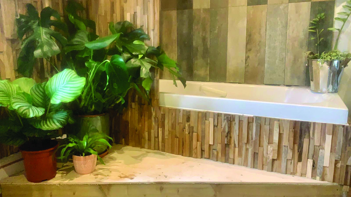Teak Wall Cladding Panel Small