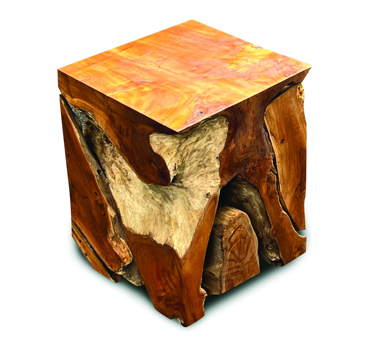 Root Block Lamp Stand