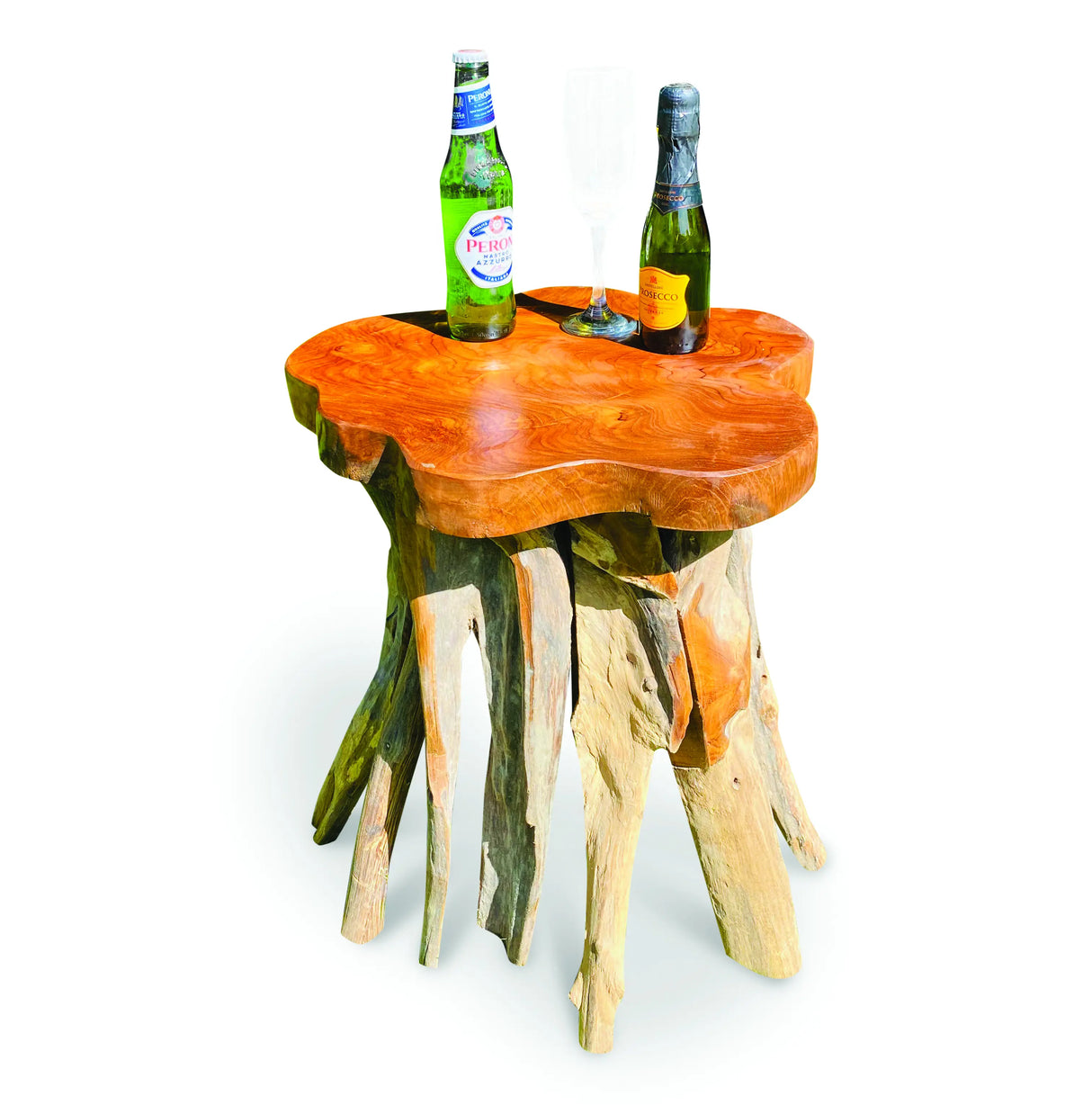 Driftwood Mini Drinks Table 45 cm High