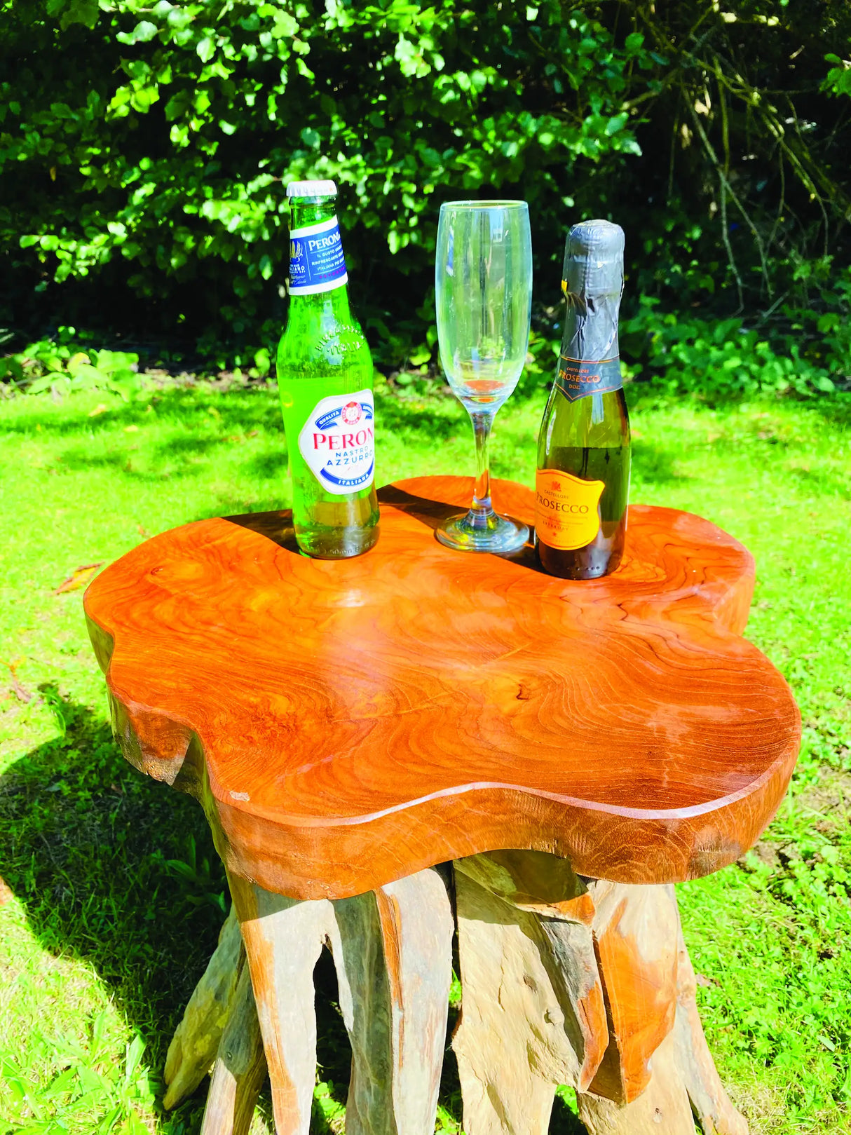 Driftwood Mini Drinks Table 45 cm High